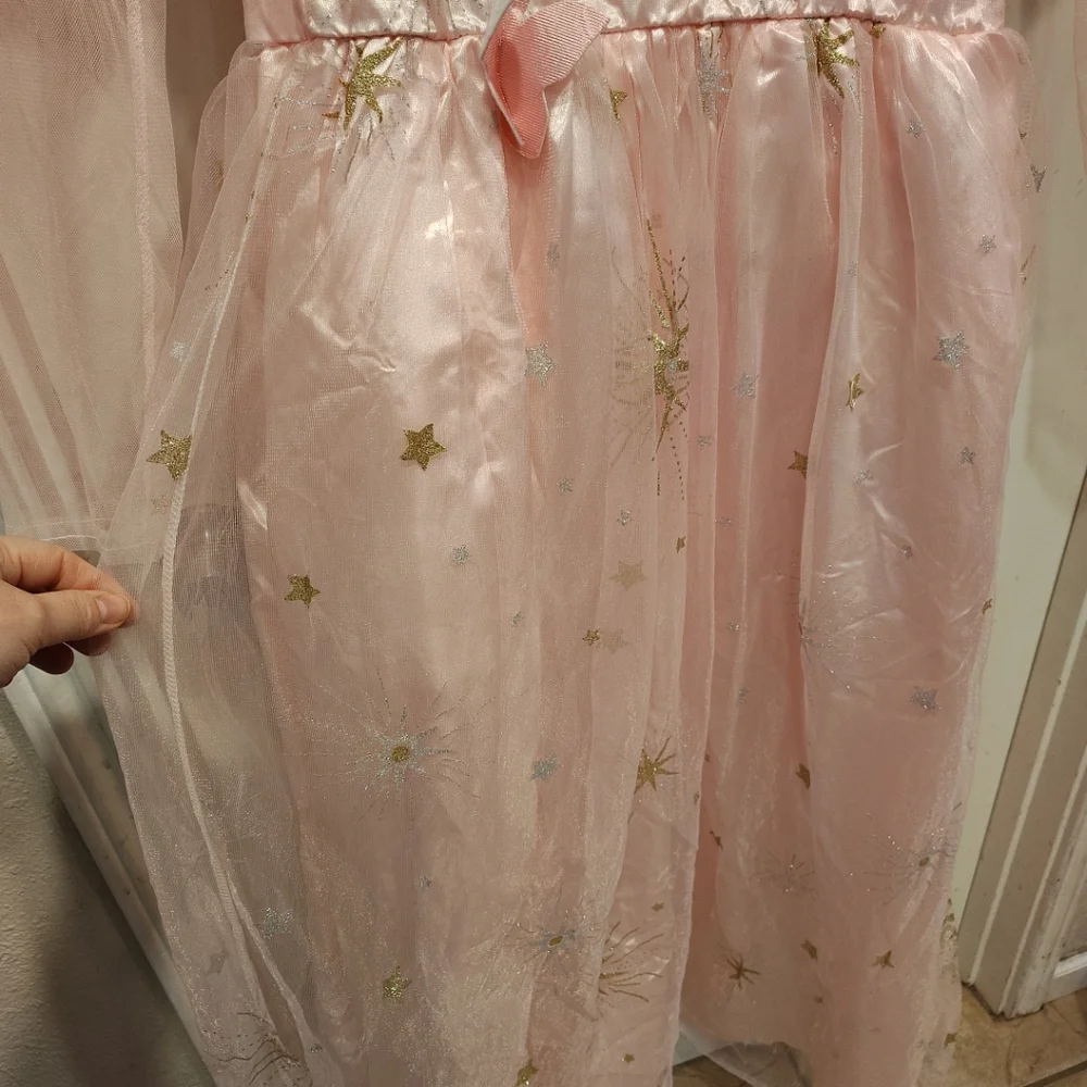 The Wizard Of Oz Glinda Good Witch Pink Costume Dress Adult 2X Wicked Cosplay - Picture 5 of 8